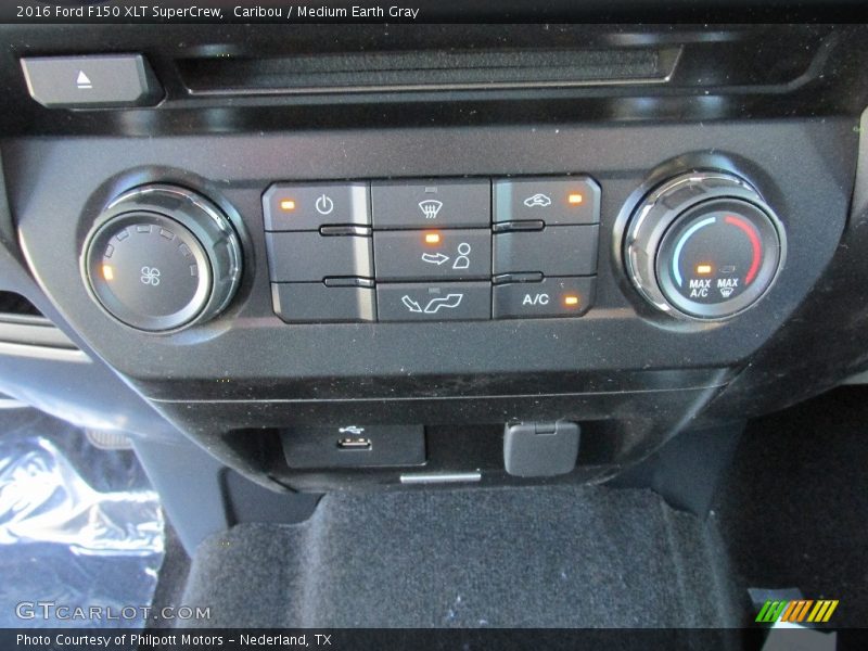 Caribou / Medium Earth Gray 2016 Ford F150 XLT SuperCrew