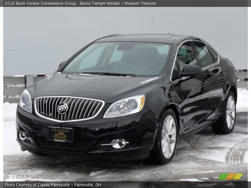 Ebony Twilight Metallic / Medium Titanium 2016 Buick Verano Convenience Group