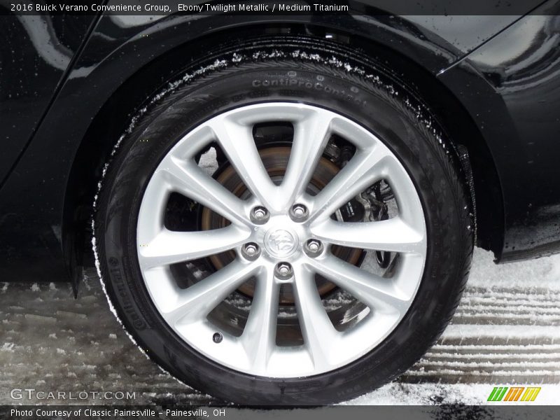Ebony Twilight Metallic / Medium Titanium 2016 Buick Verano Convenience Group