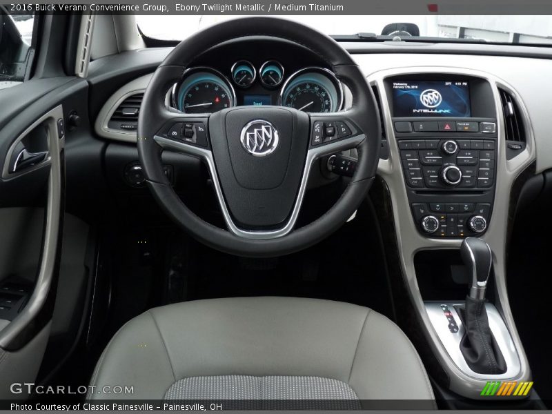 Ebony Twilight Metallic / Medium Titanium 2016 Buick Verano Convenience Group
