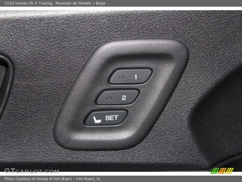 Mountain Air Metallic / Beige 2016 Honda CR-V Touring