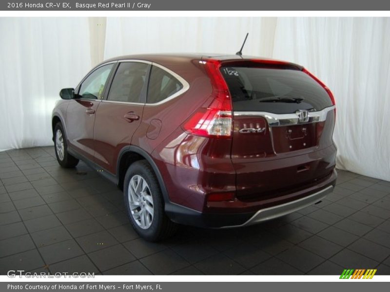 Basque Red Pearl II / Gray 2016 Honda CR-V EX