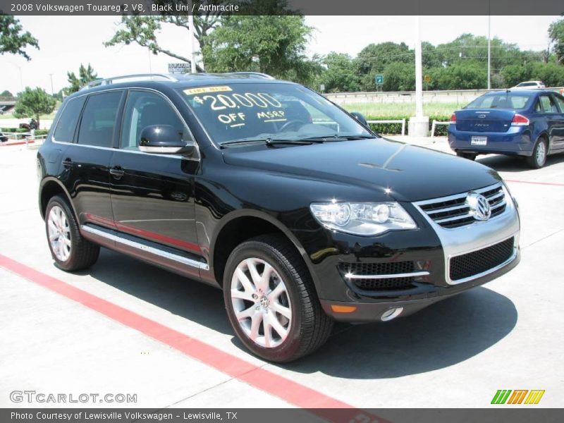 Black Uni / Anthracite 2008 Volkswagen Touareg 2 V8