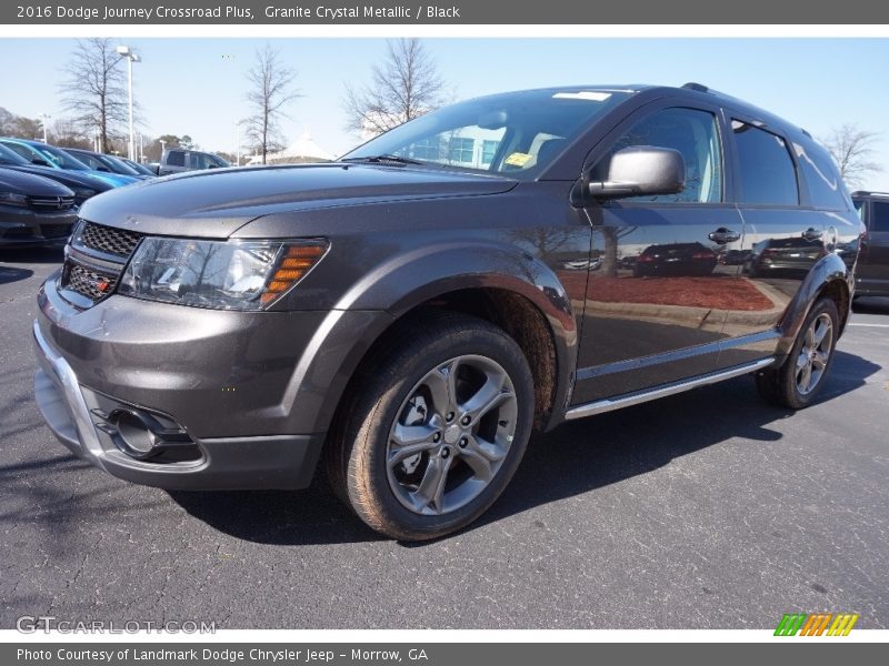 Granite Crystal Metallic / Black 2016 Dodge Journey Crossroad Plus