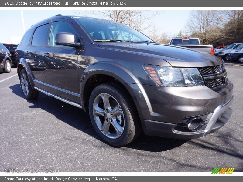 Granite Crystal Metallic / Black 2016 Dodge Journey Crossroad Plus