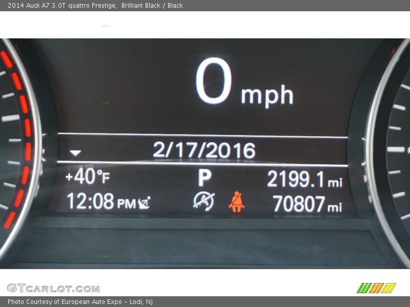 Brilliant Black / Black 2014 Audi A7 3.0T quattro Prestige