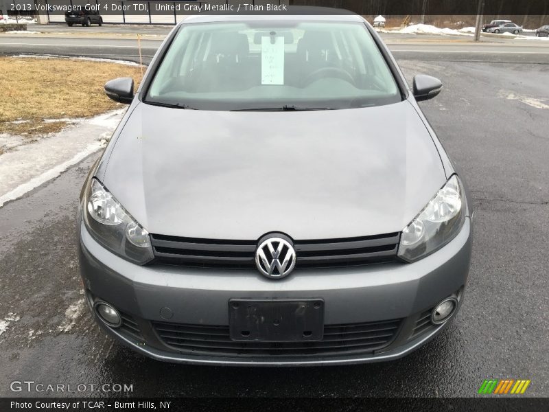 United Gray Metallic / Titan Black 2013 Volkswagen Golf 4 Door TDI