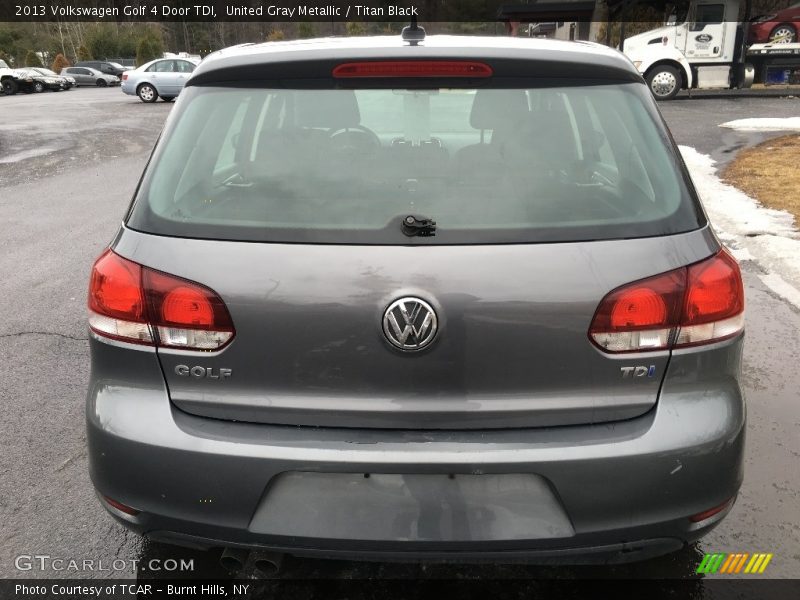 United Gray Metallic / Titan Black 2013 Volkswagen Golf 4 Door TDI