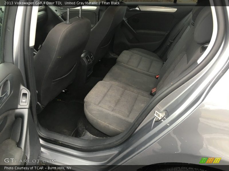Rear Seat of 2013 Golf 4 Door TDI