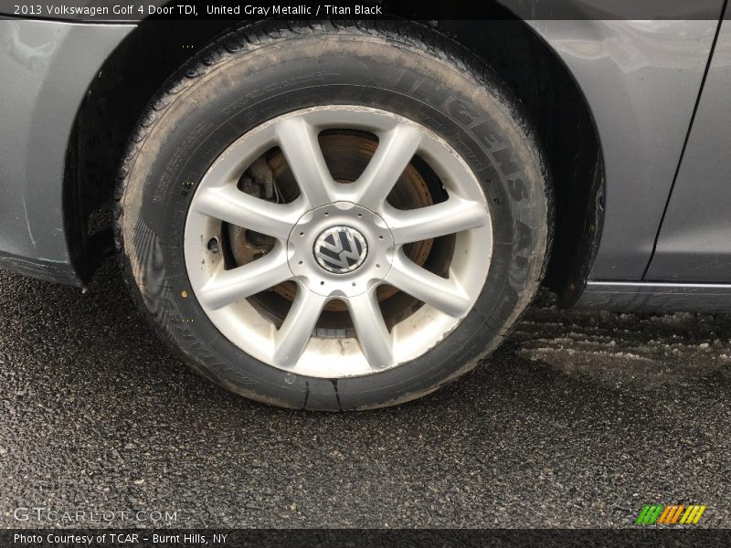 United Gray Metallic / Titan Black 2013 Volkswagen Golf 4 Door TDI