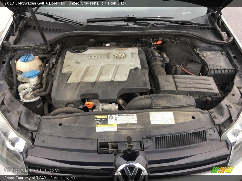 United Gray Metallic / Titan Black 2013 Volkswagen Golf 4 Door TDI