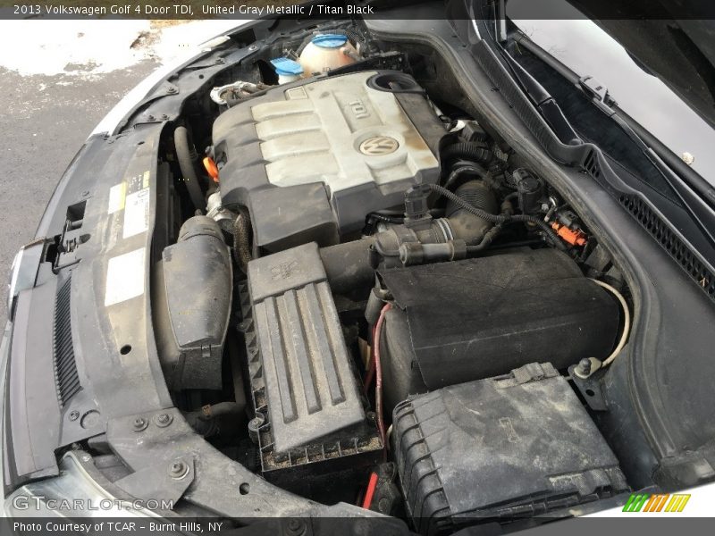 United Gray Metallic / Titan Black 2013 Volkswagen Golf 4 Door TDI