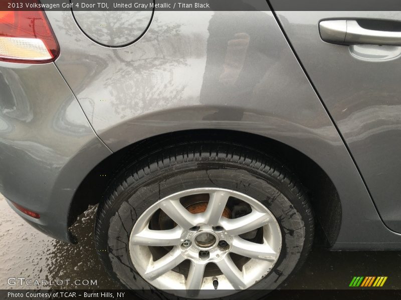 United Gray Metallic / Titan Black 2013 Volkswagen Golf 4 Door TDI