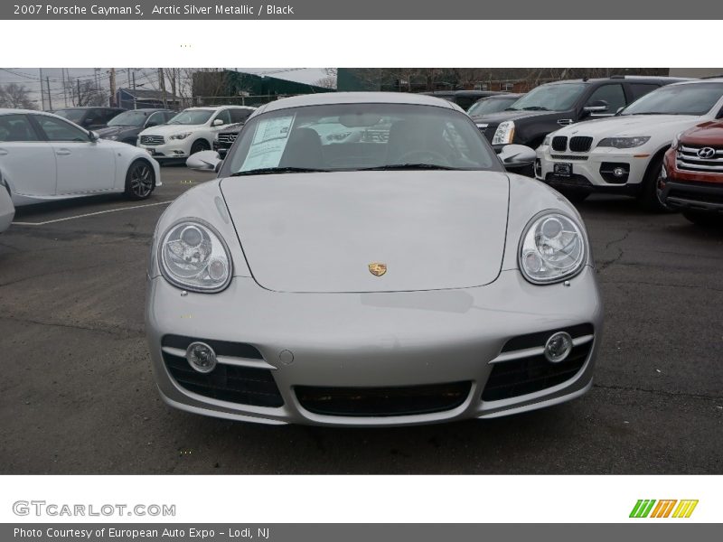 Arctic Silver Metallic / Black 2007 Porsche Cayman S