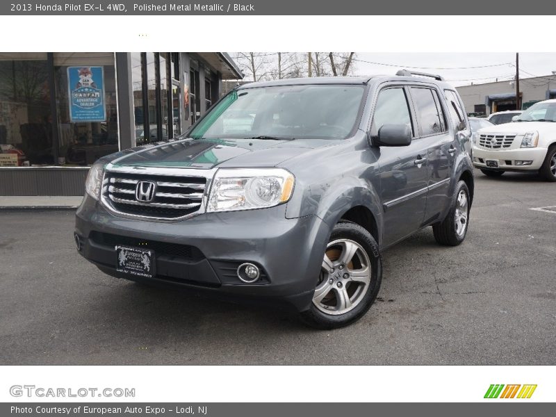 Polished Metal Metallic / Black 2013 Honda Pilot EX-L 4WD