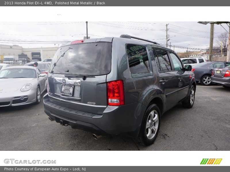 Polished Metal Metallic / Black 2013 Honda Pilot EX-L 4WD