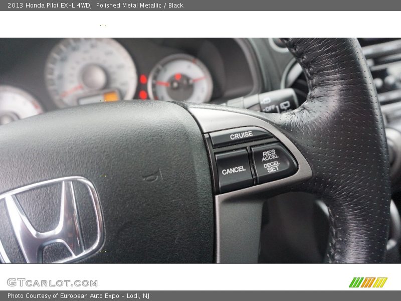 Polished Metal Metallic / Black 2013 Honda Pilot EX-L 4WD