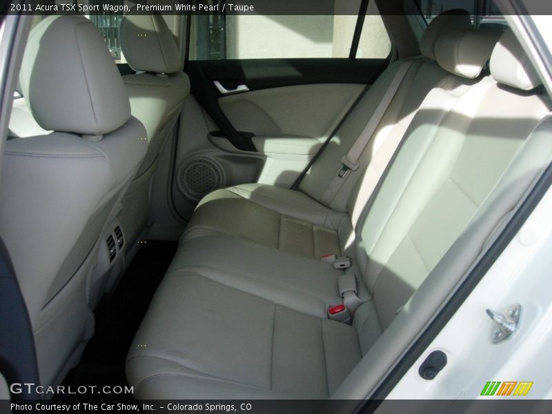 Premium White Pearl / Taupe 2011 Acura TSX Sport Wagon
