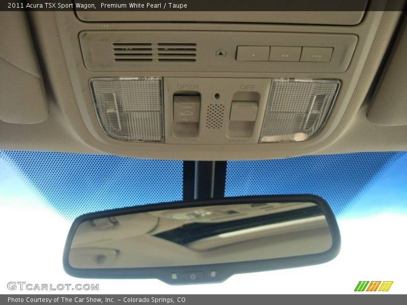 Premium White Pearl / Taupe 2011 Acura TSX Sport Wagon