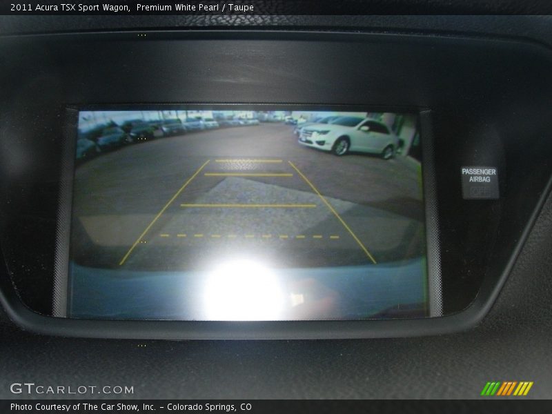 Premium White Pearl / Taupe 2011 Acura TSX Sport Wagon