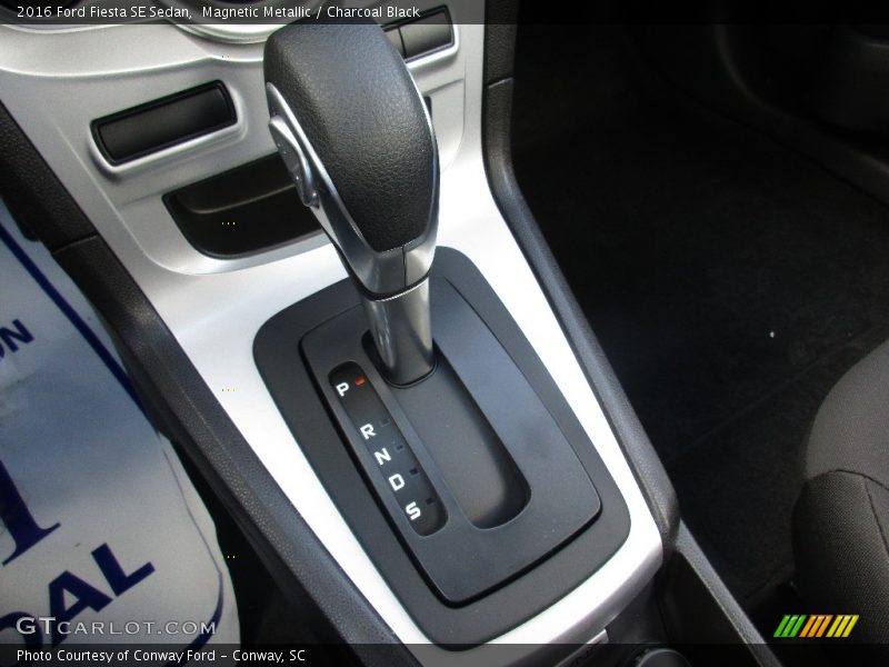 Magnetic Metallic / Charcoal Black 2016 Ford Fiesta SE Sedan