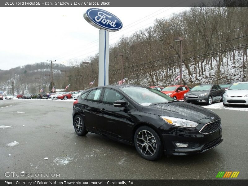 Shadow Black / Charcoal Black 2016 Ford Focus SE Hatch