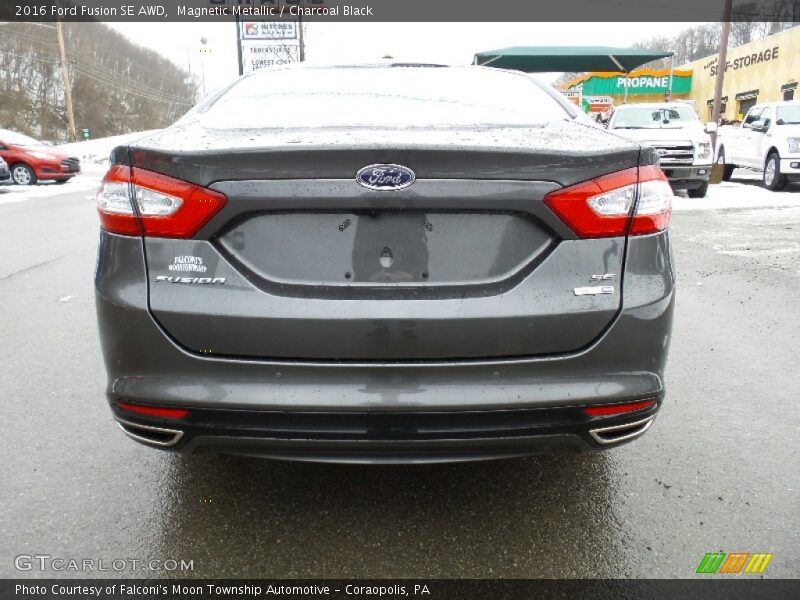 Magnetic Metallic / Charcoal Black 2016 Ford Fusion SE AWD