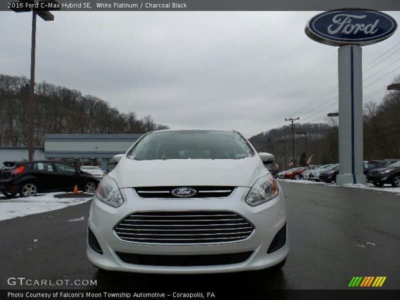 White Platinum / Charcoal Black 2016 Ford C-Max Hybrid SE