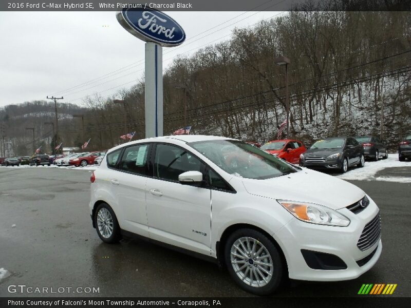 White Platinum / Charcoal Black 2016 Ford C-Max Hybrid SE
