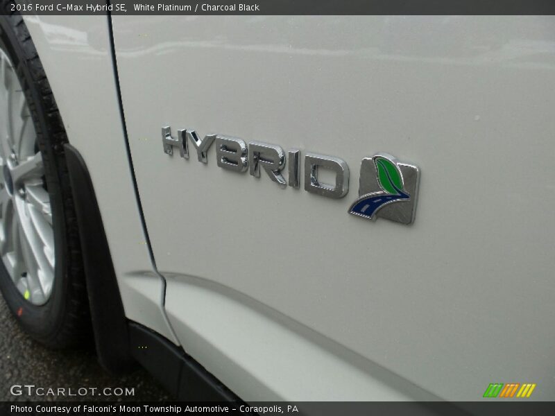 White Platinum / Charcoal Black 2016 Ford C-Max Hybrid SE