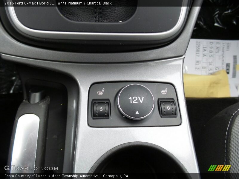 White Platinum / Charcoal Black 2016 Ford C-Max Hybrid SE