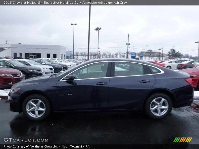 Blue Velvet Metallic / Dark Atmosphere/Medium Ash Gray 2016 Chevrolet Malibu LS