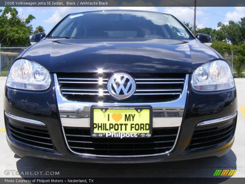 Black / Anthracite Black 2008 Volkswagen Jetta SE Sedan