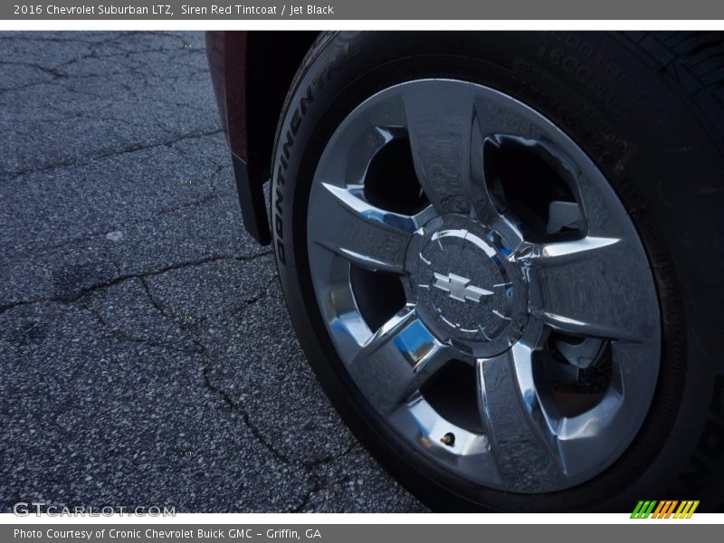 Siren Red Tintcoat / Jet Black 2016 Chevrolet Suburban LTZ