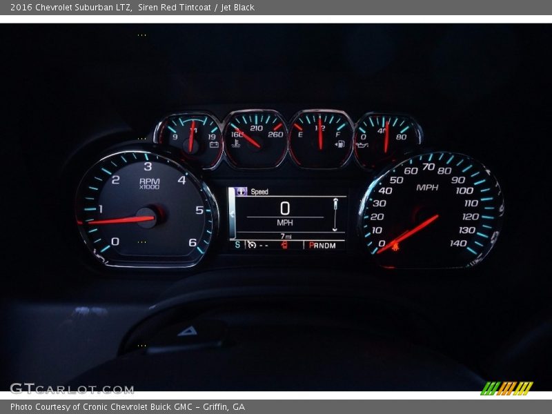 Siren Red Tintcoat / Jet Black 2016 Chevrolet Suburban LTZ