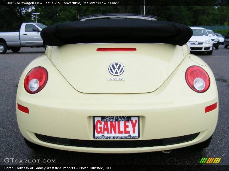 Mellow Yellow / Black 2006 Volkswagen New Beetle 2.5 Convertible