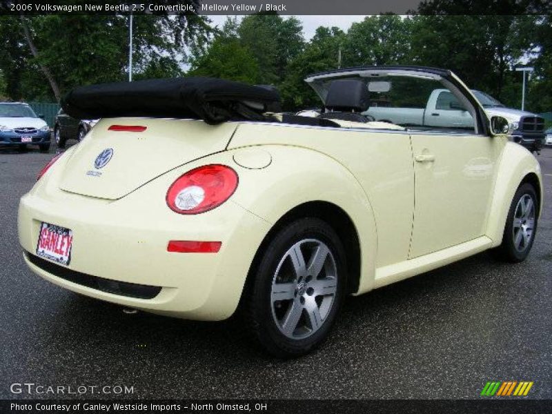 Mellow Yellow / Black 2006 Volkswagen New Beetle 2.5 Convertible