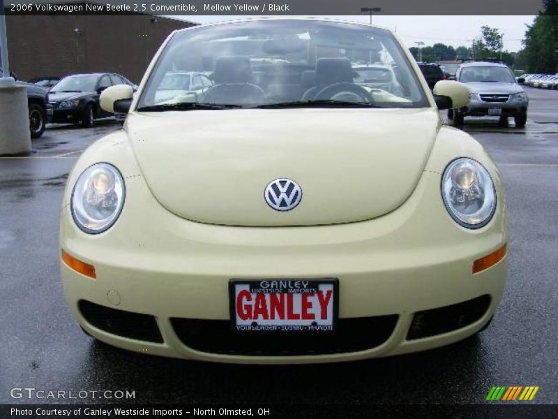 Mellow Yellow / Black 2006 Volkswagen New Beetle 2.5 Convertible