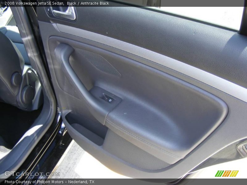Black / Anthracite Black 2008 Volkswagen Jetta SE Sedan