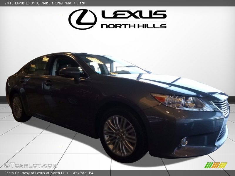 Nebula Gray Pearl / Black 2013 Lexus ES 350