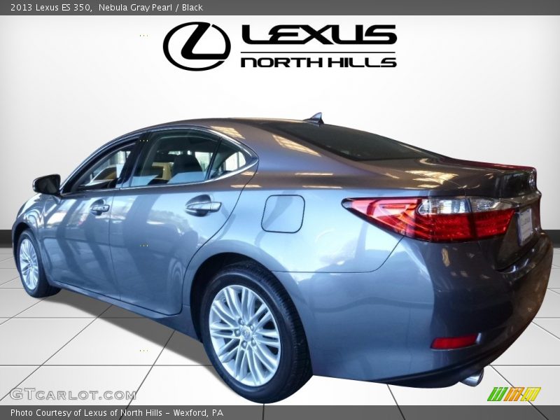 Nebula Gray Pearl / Black 2013 Lexus ES 350