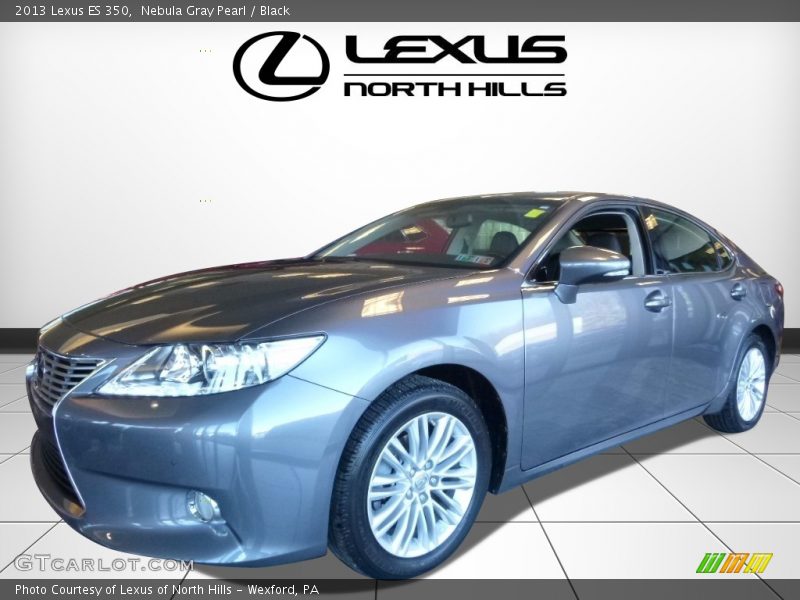 Nebula Gray Pearl / Black 2013 Lexus ES 350