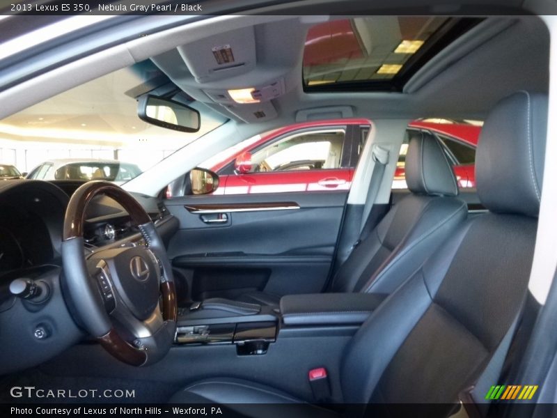 Nebula Gray Pearl / Black 2013 Lexus ES 350