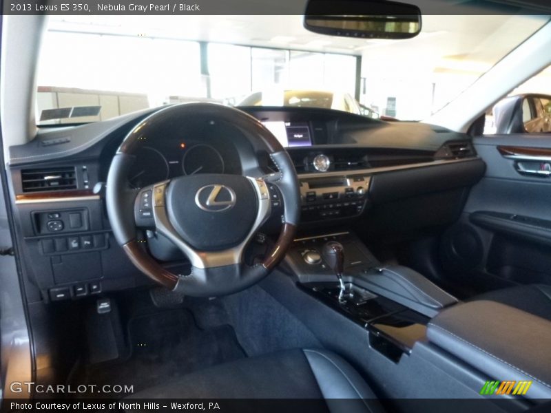 Nebula Gray Pearl / Black 2013 Lexus ES 350