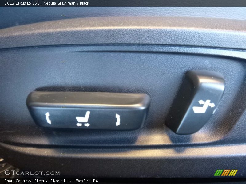Nebula Gray Pearl / Black 2013 Lexus ES 350