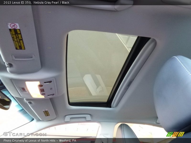 Nebula Gray Pearl / Black 2013 Lexus ES 350