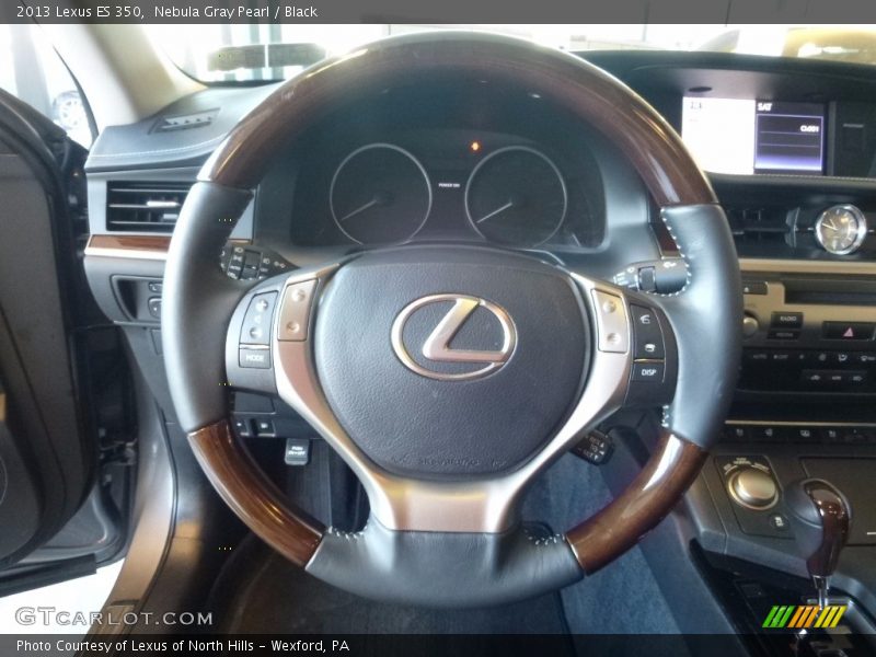 Nebula Gray Pearl / Black 2013 Lexus ES 350
