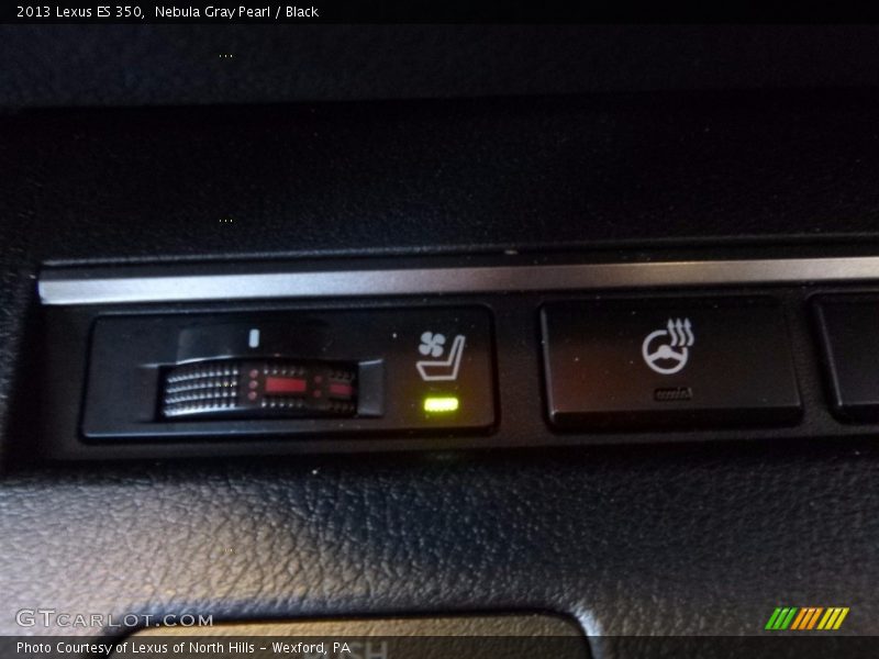 Nebula Gray Pearl / Black 2013 Lexus ES 350