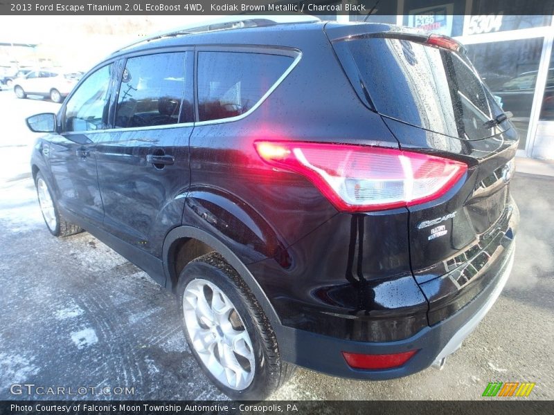 Kodiak Brown Metallic / Charcoal Black 2013 Ford Escape Titanium 2.0L EcoBoost 4WD