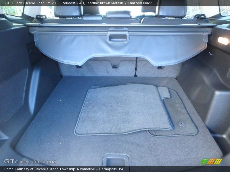Kodiak Brown Metallic / Charcoal Black 2013 Ford Escape Titanium 2.0L EcoBoost 4WD